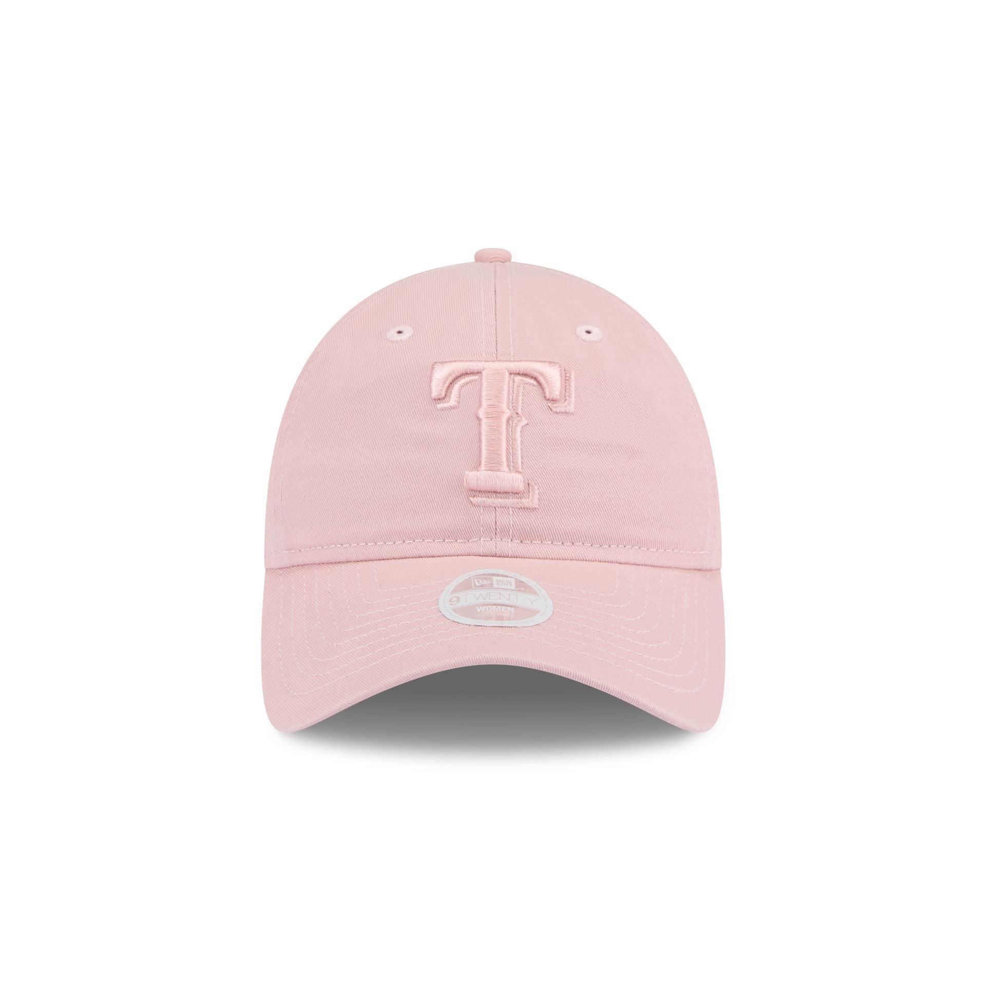 Texas Rangers Women's Pink 9TWENTY Adjustable Hat Female Product Image