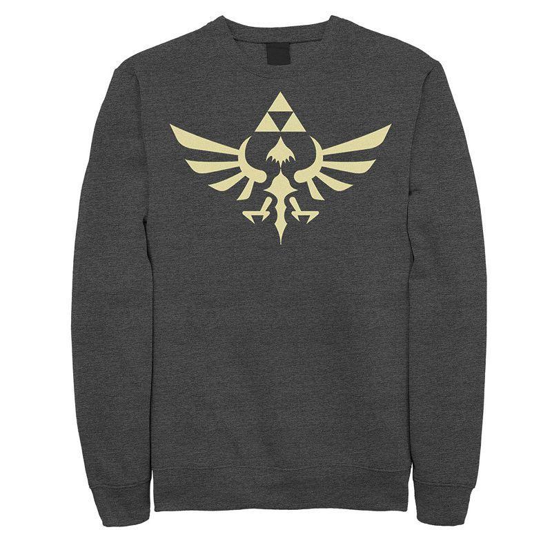 Men's Nintendo Legend Of Zelda Royal Crest Sweatshirt, Size: Medium, Blue Product Image