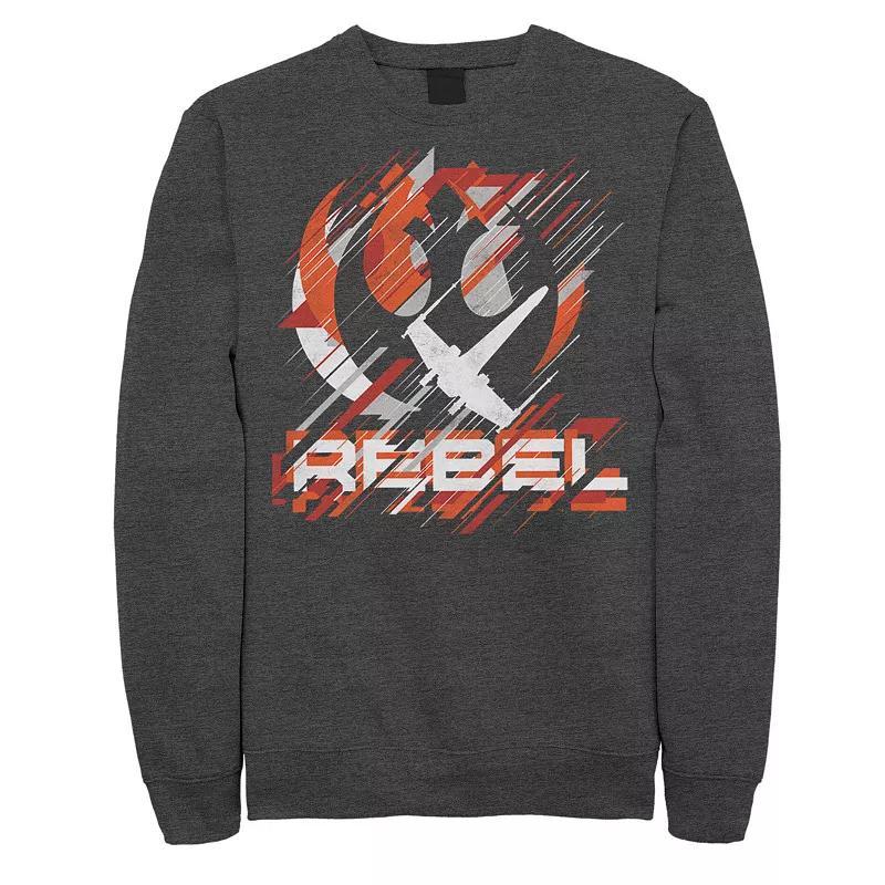 Men's Star Wars Rogue One Geometric Line Art Sweatshirt, Size: Large, Grey Heather Product Image