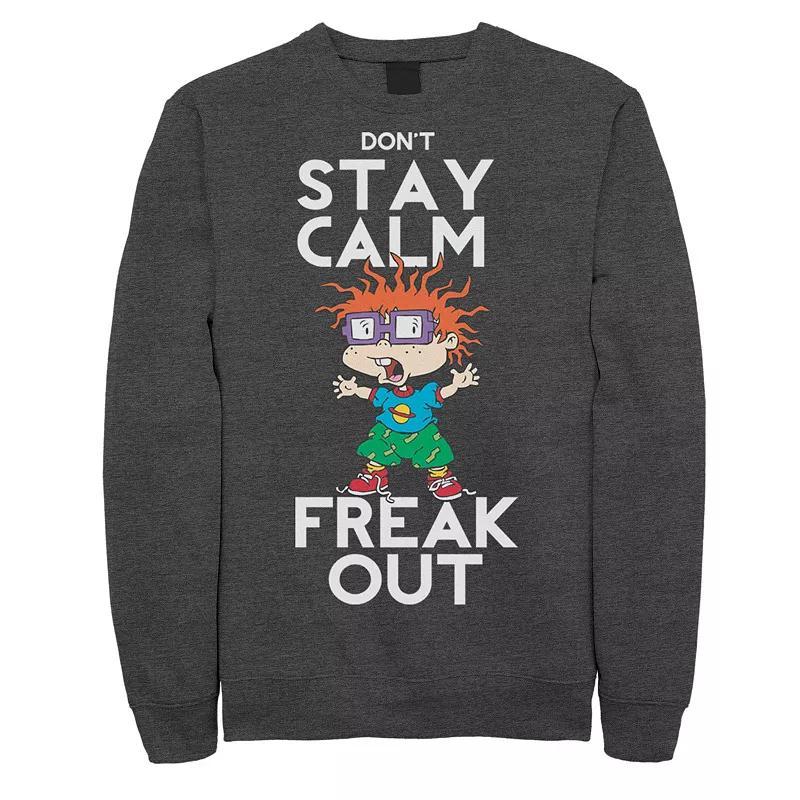Men's Rugrats Chuckie Freak Out Fleece, Size: 3XL, Blue Product Image