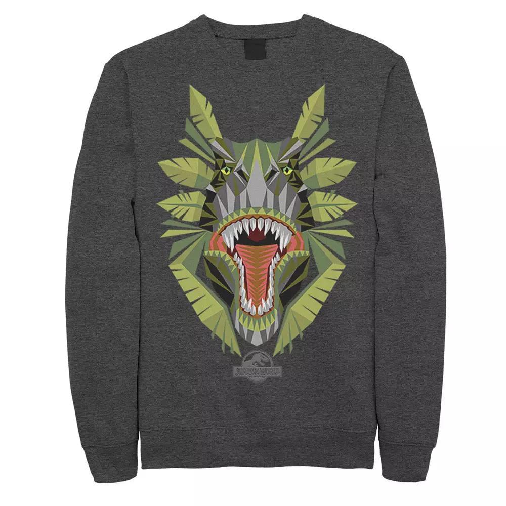 Men's Jurassic World T-Rex Roaring Constellation Sweatshirt, Size: XL, Black Product Image