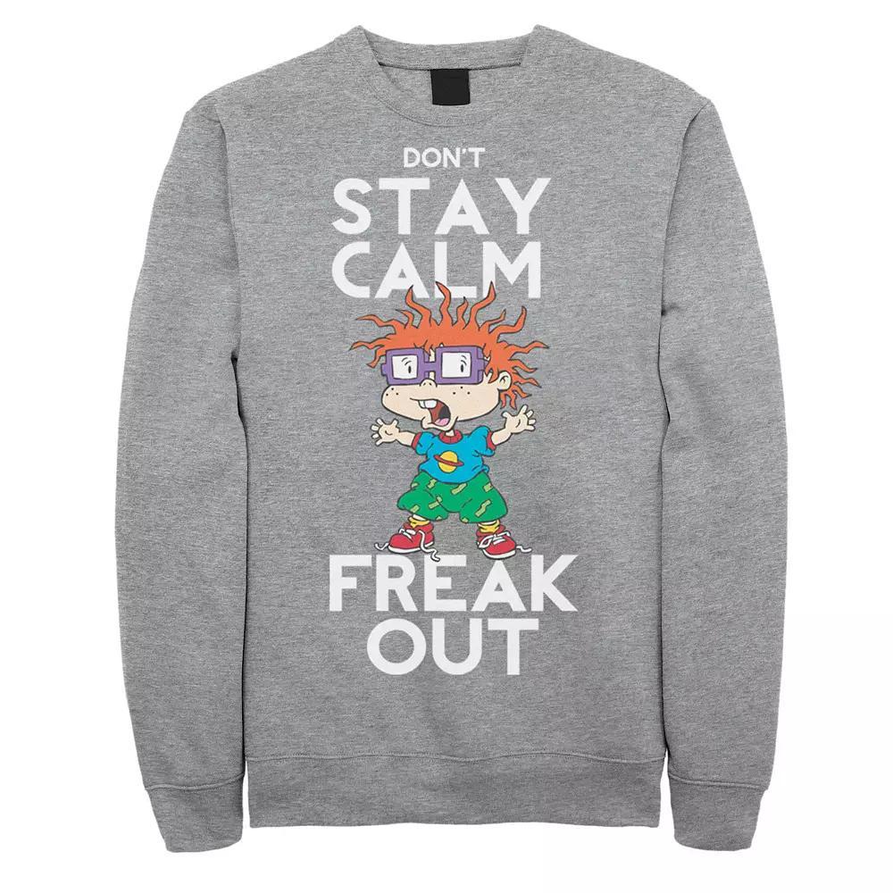 Men's Rugrats Chuckie Freak Out Fleece, Size: 3XL, Blue Product Image