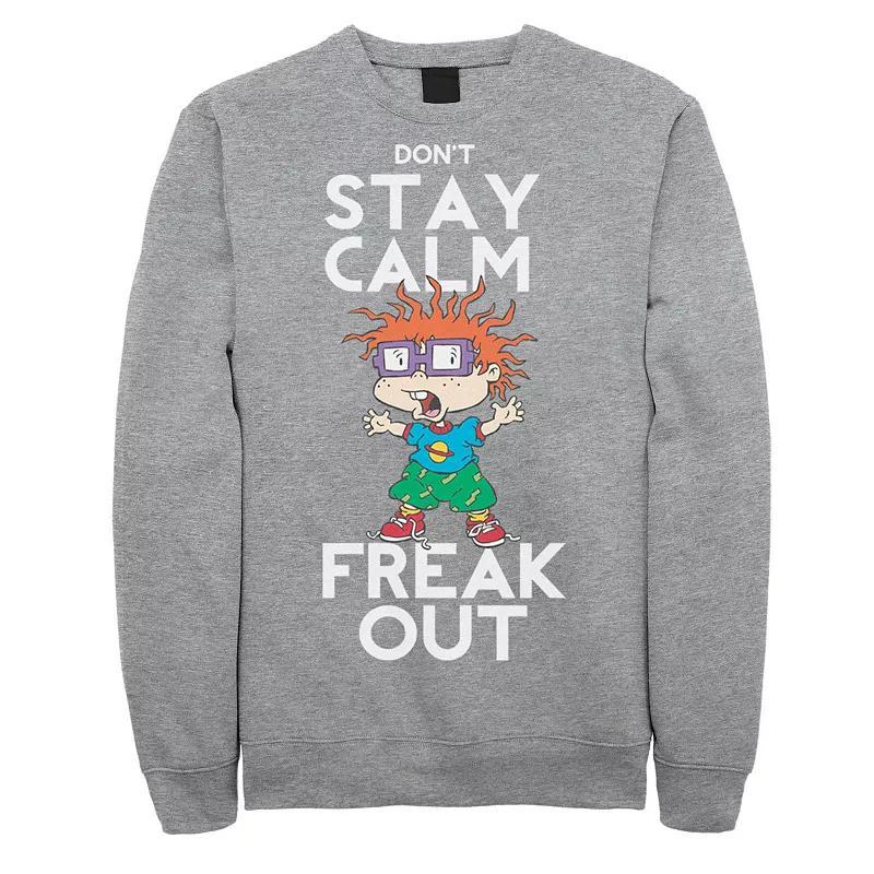 Men's Rugrats Chuckie Freak Out Fleece, Size: 3XL, Blue Product Image