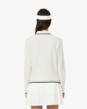 Polo Collar Stretch Golf Sweater Product Image