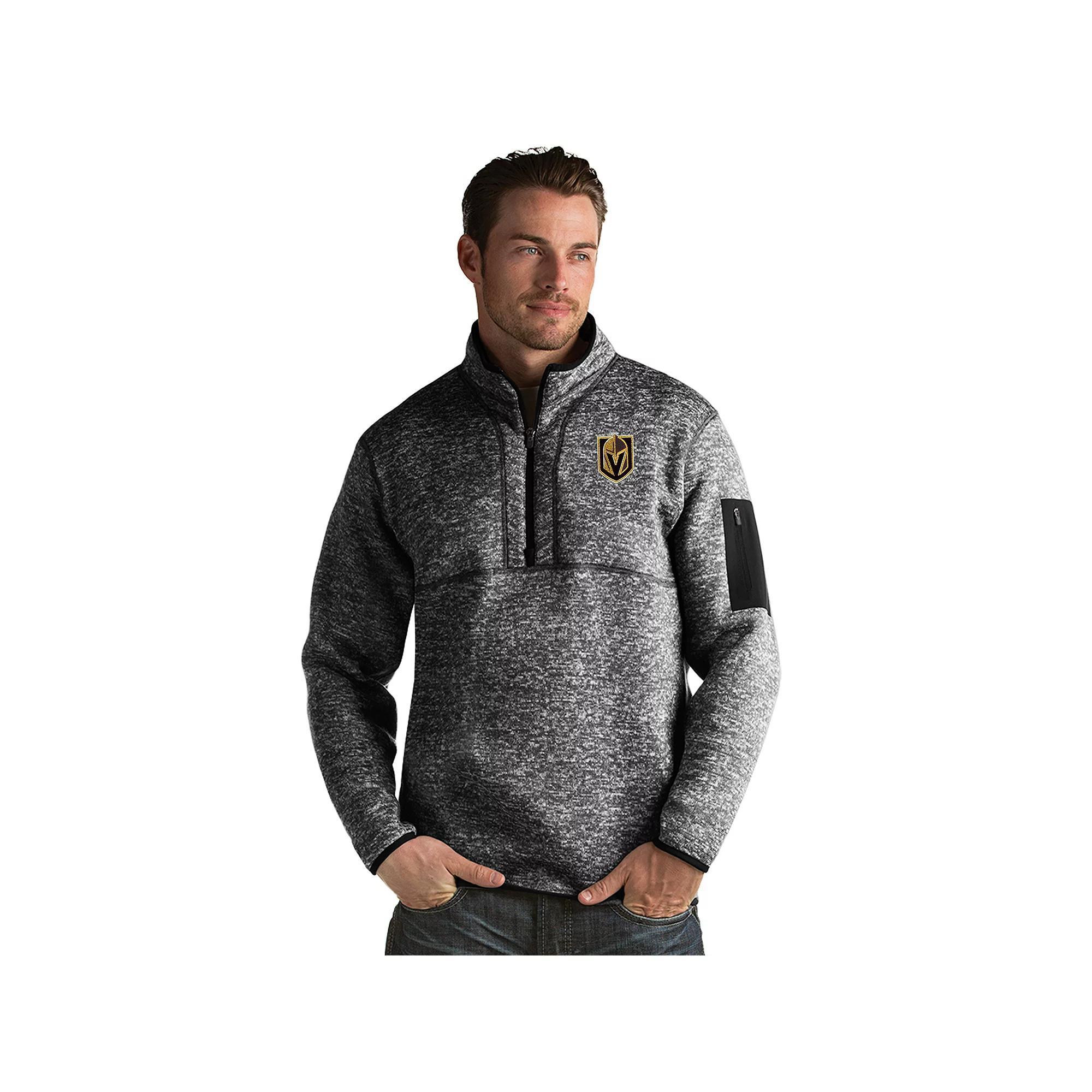 Mens Antigua Vegas Golden Knights Fortune Pullover Jacket Product Image