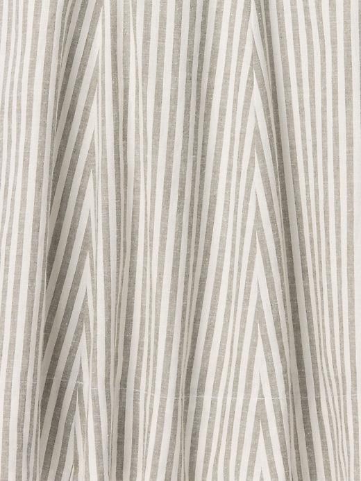 Linen-Blend Mini Dress Product Image