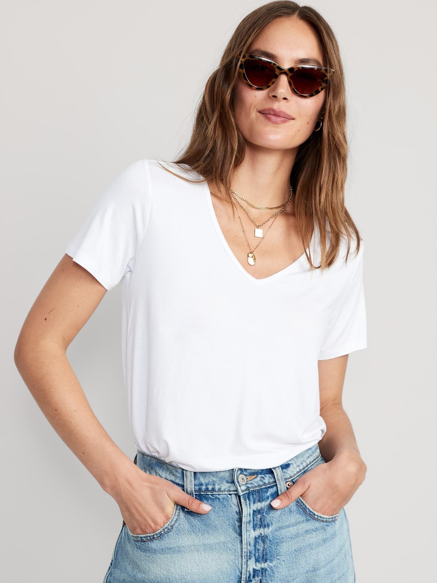 Luxe V-Neck T-Shirt Product Image