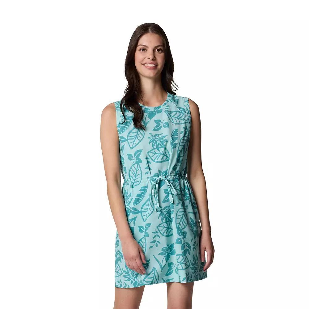 Women's Columbia Bogata Bay Sleeveless Printed Dress, Size: XXL, White Rays Product Image