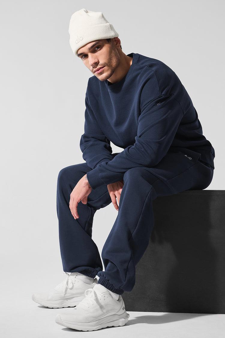 Chill Crew Neck Pullover - Navy Product Image