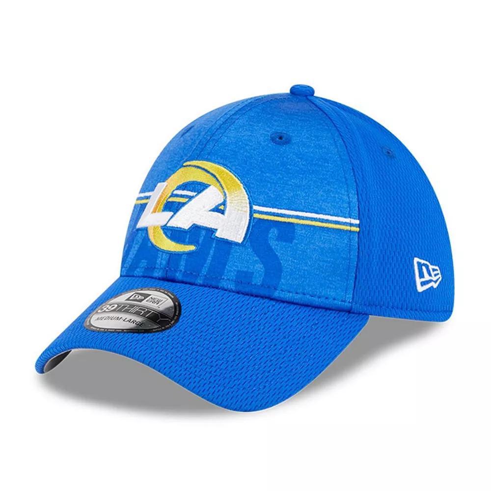 Men's New Era Royal Los Angeles Rams 2023 NFL Training Camp 39THIRTY Flex Fit Hat, Size: Medium/Large, Blue Product Image