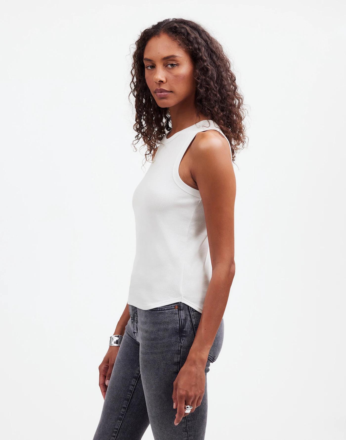 (Re)generative Cotton Ribbed Cutaway Tank Product Image