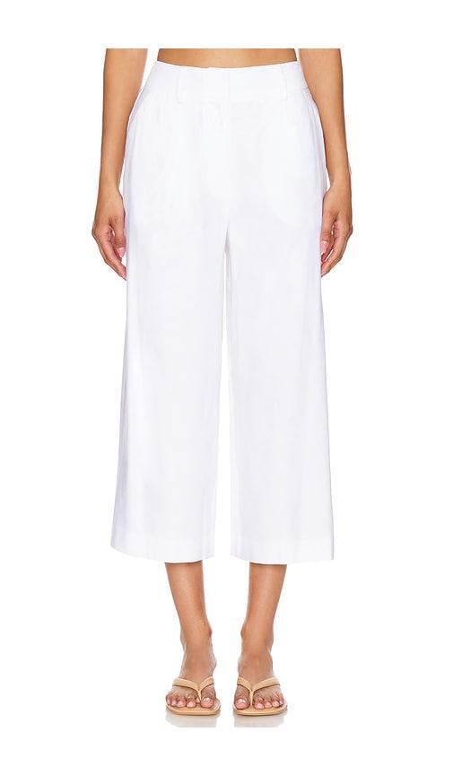 Solid Linen Pant MILLY Product Image