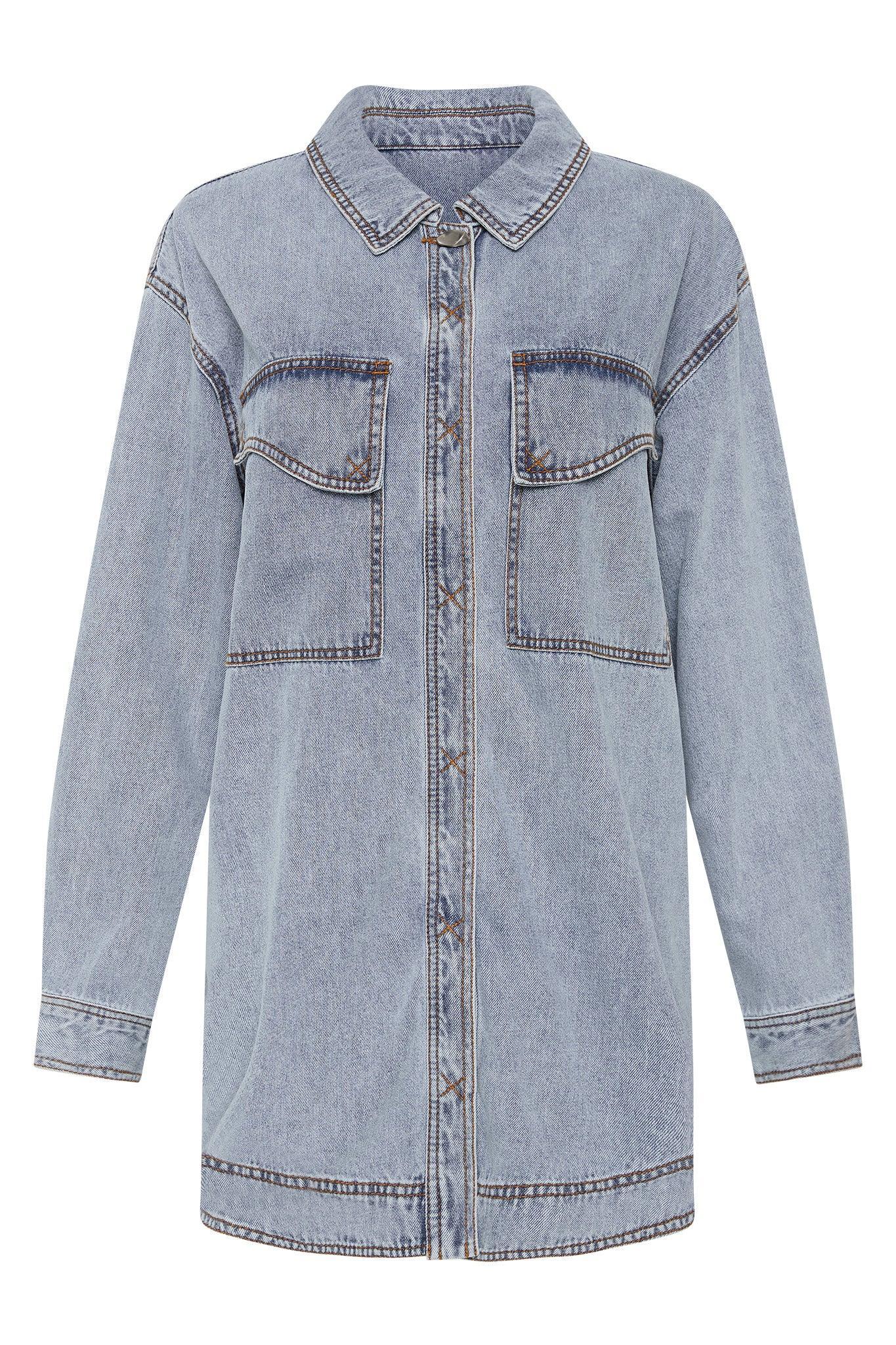 Corie Denim Mini Dress Product Image