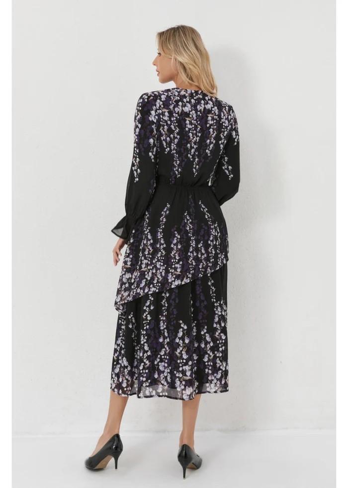 Lilac Bloom Midi Dress Product Image