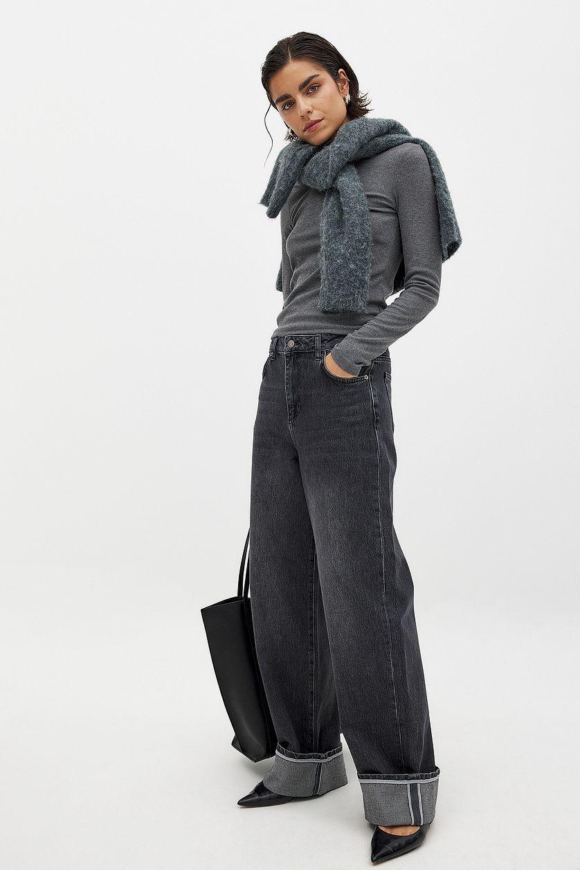 Fold Up Loose Denim Product Image