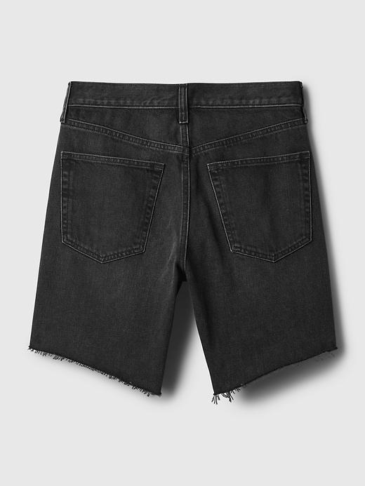 8" Mid Rise '90s Loose Denim Bermuda Shorts Product Image