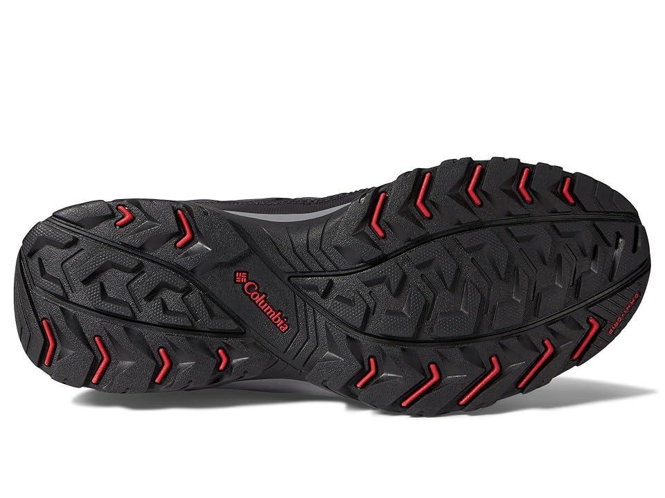 Columbia Granite Trail Waterproof (Shark/Mountain Red) Men's Shoes Product Image