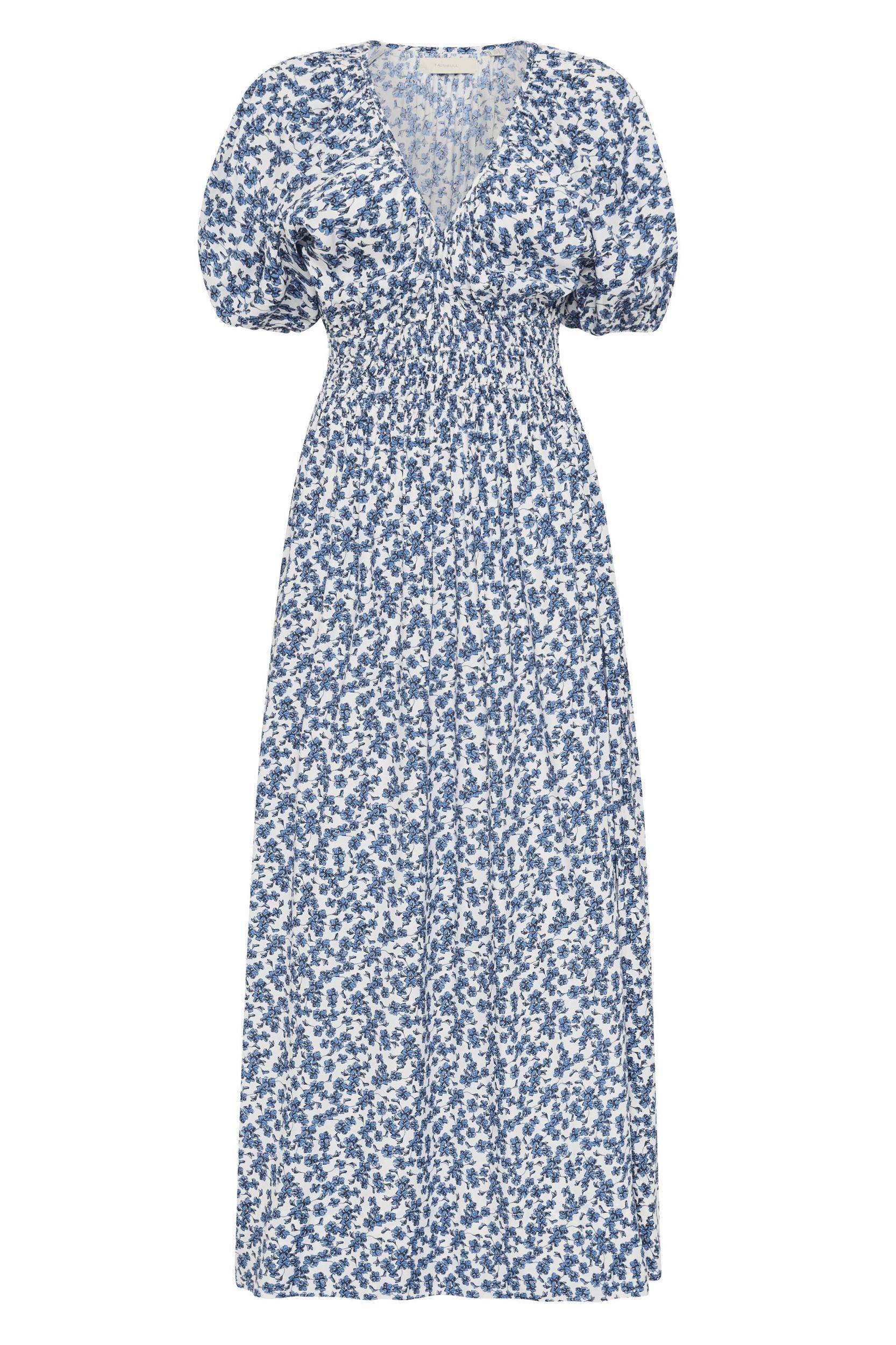 Valras Midi Dress Leilani Mid Blue - Final Sale Product Image