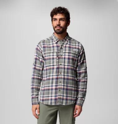 Columbia Men's PFG Wild Cast Flannel Shirt- Product Image