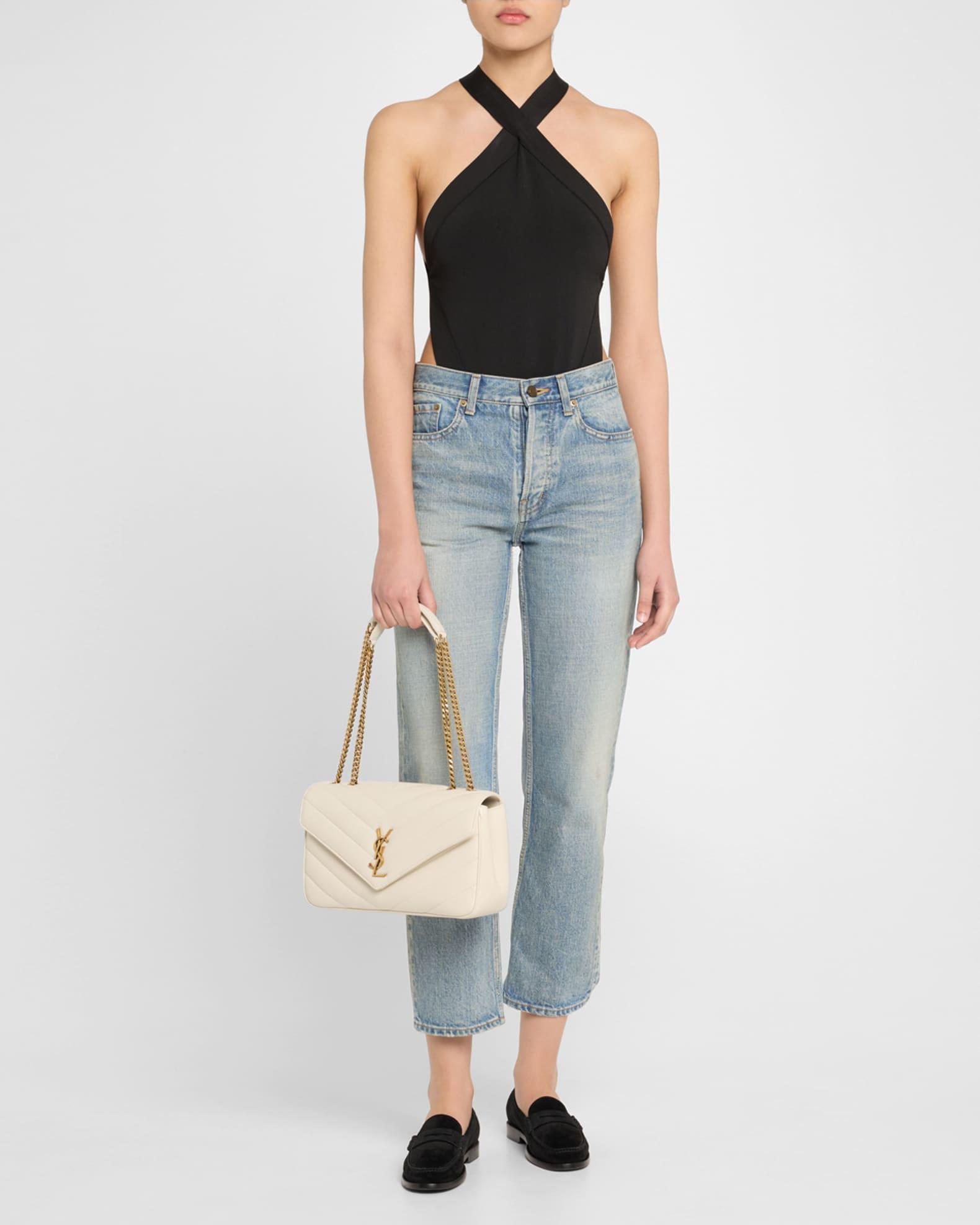 Loulou Medium YSL Chain Shoulder Bag in Quilted Leather Product Image