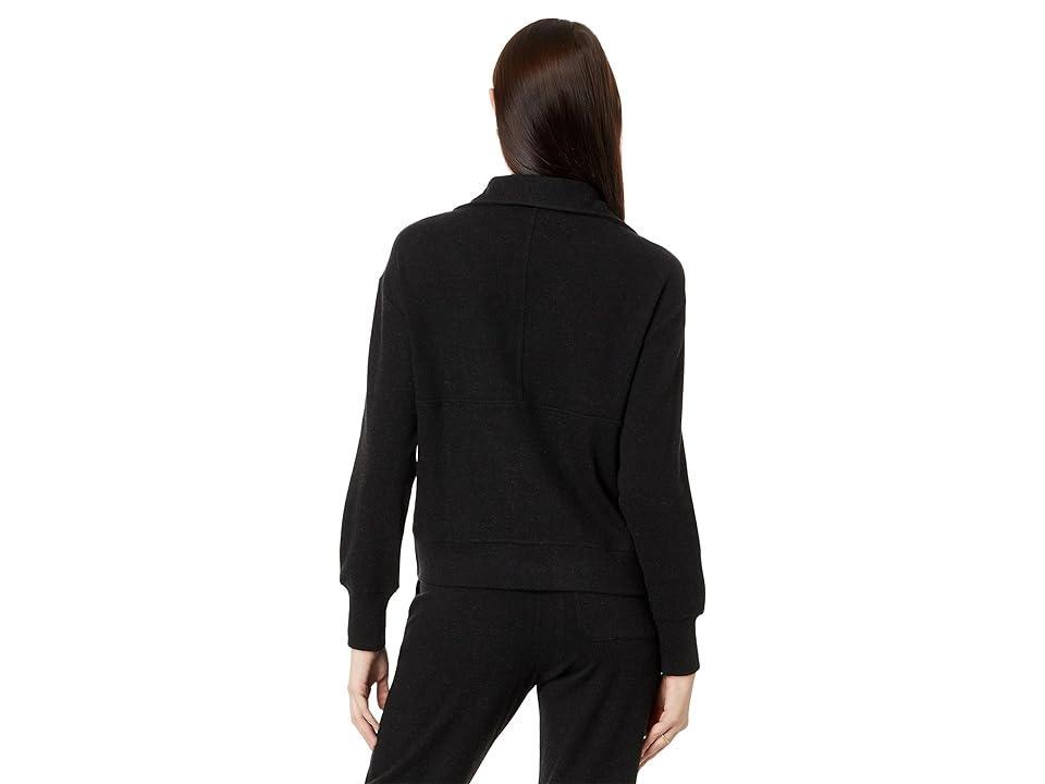 Faherty Legend Lounge Half Zip Sweatshirt (Off White) Women's Sweater Product Image