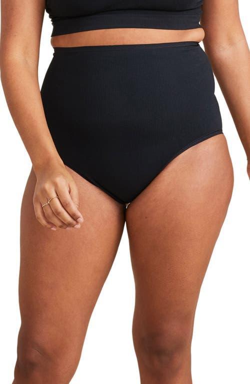 HATCH The Seamless Belly Briefs Black XL Product Image