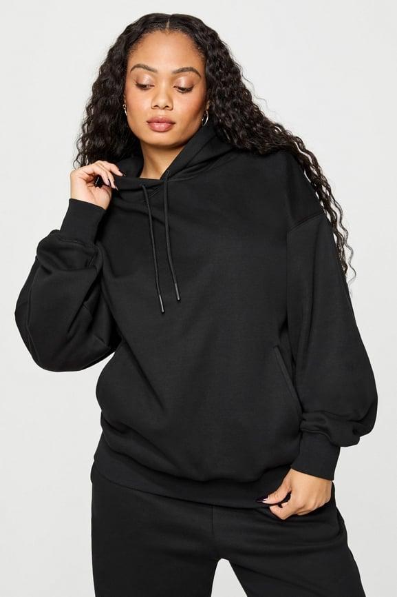 Cozy Fleece Slouchy Hoodie Product Image
