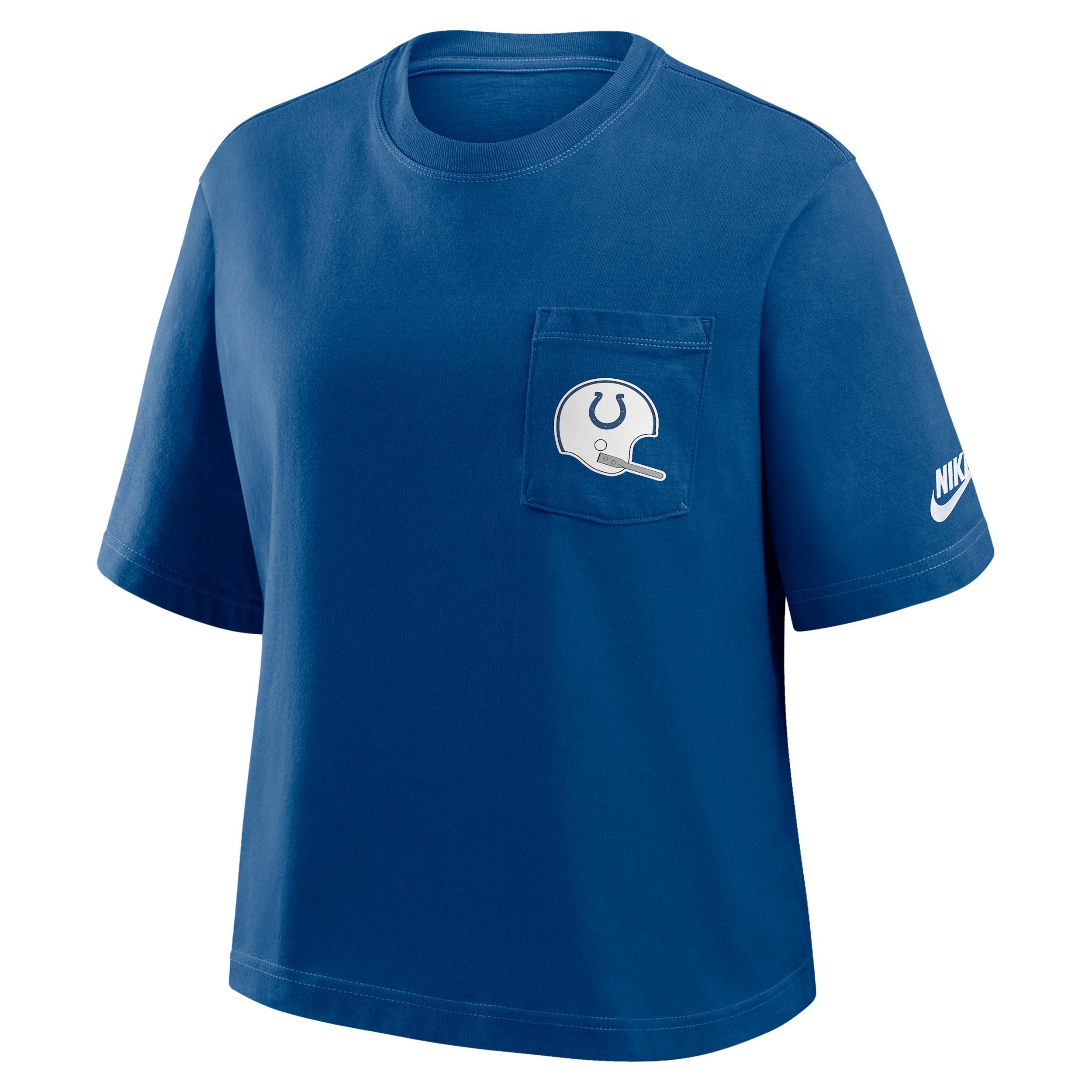 Los Angeles Rams Rewind Pocket Boxy Nike Women's NFL T-Shirt Product Image