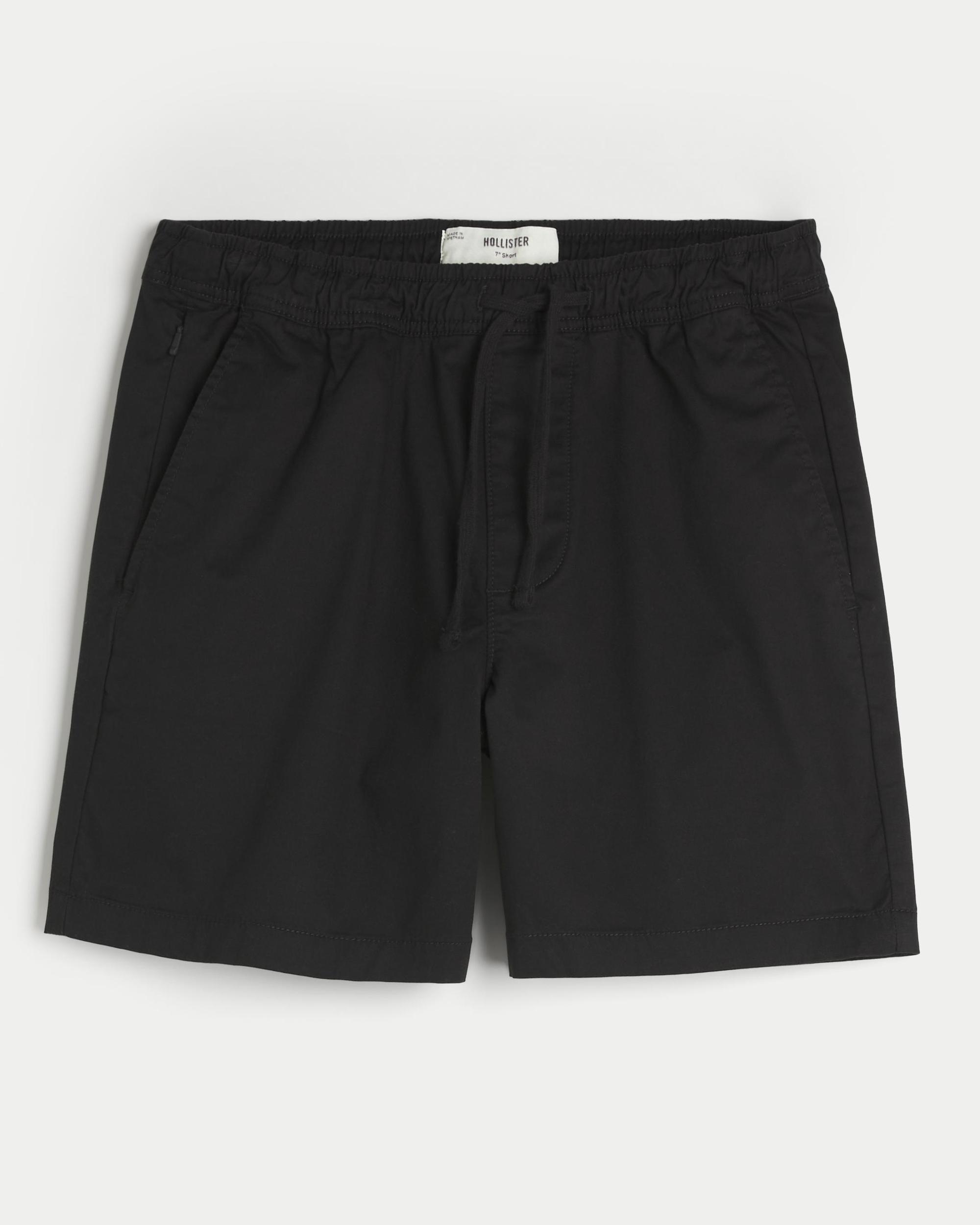 Twill Pull-On Shorts 7" Product Image