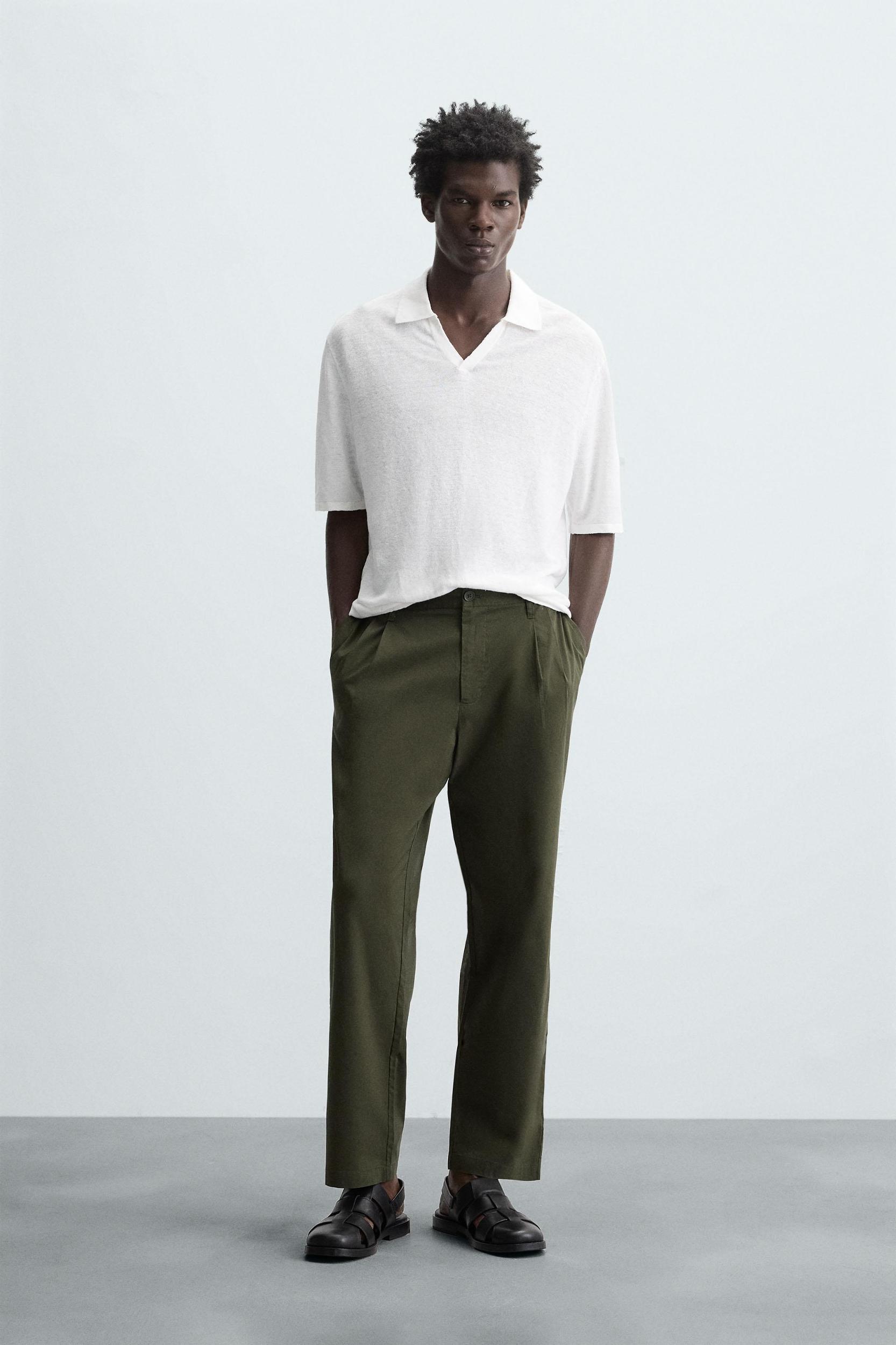 LIGHTWEIGHT RELAXED FIT PANTS Product Image