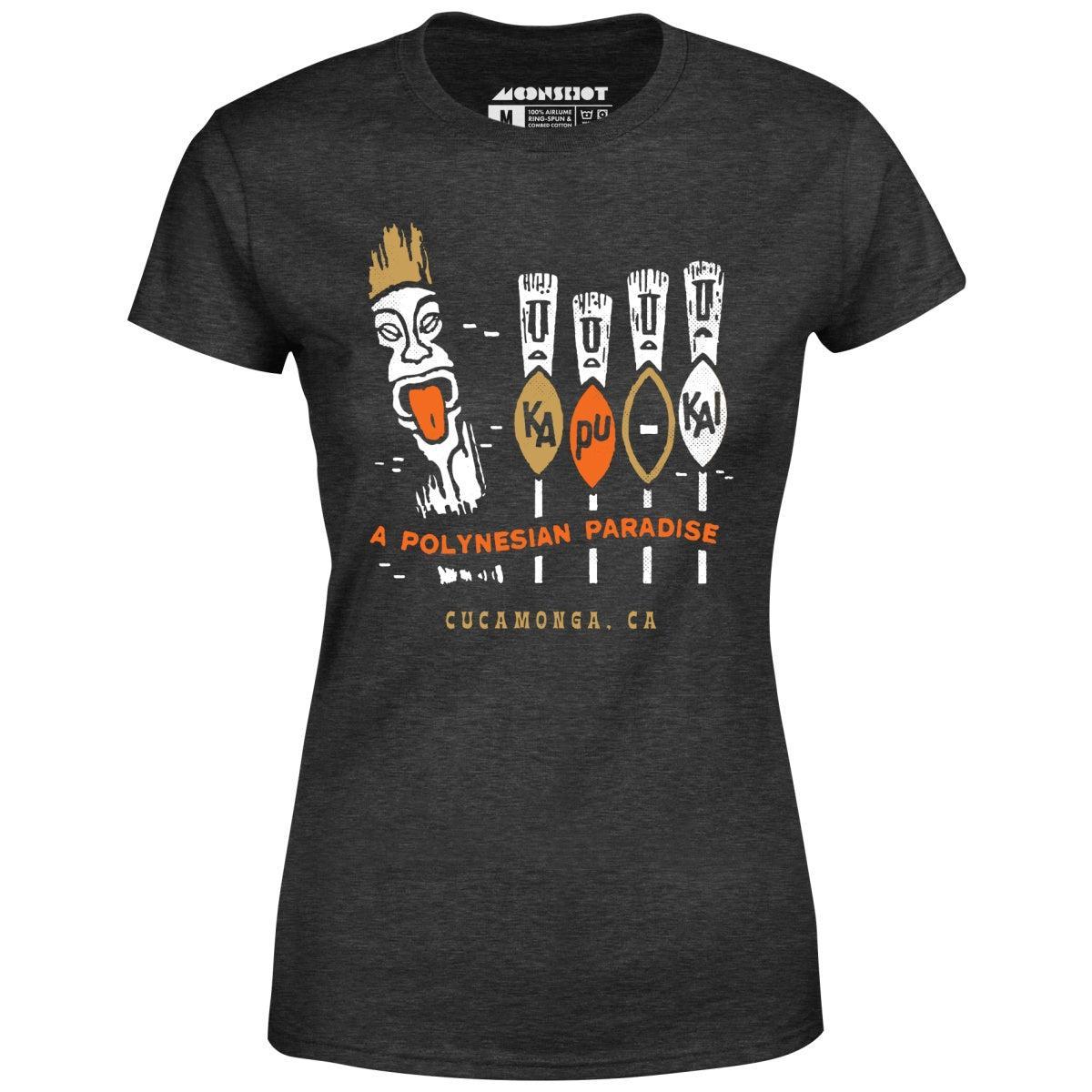 Kapu Kai - Cucamonga, CA - Vintage Tiki Bar - Women's T-Shirt Female Product Image
