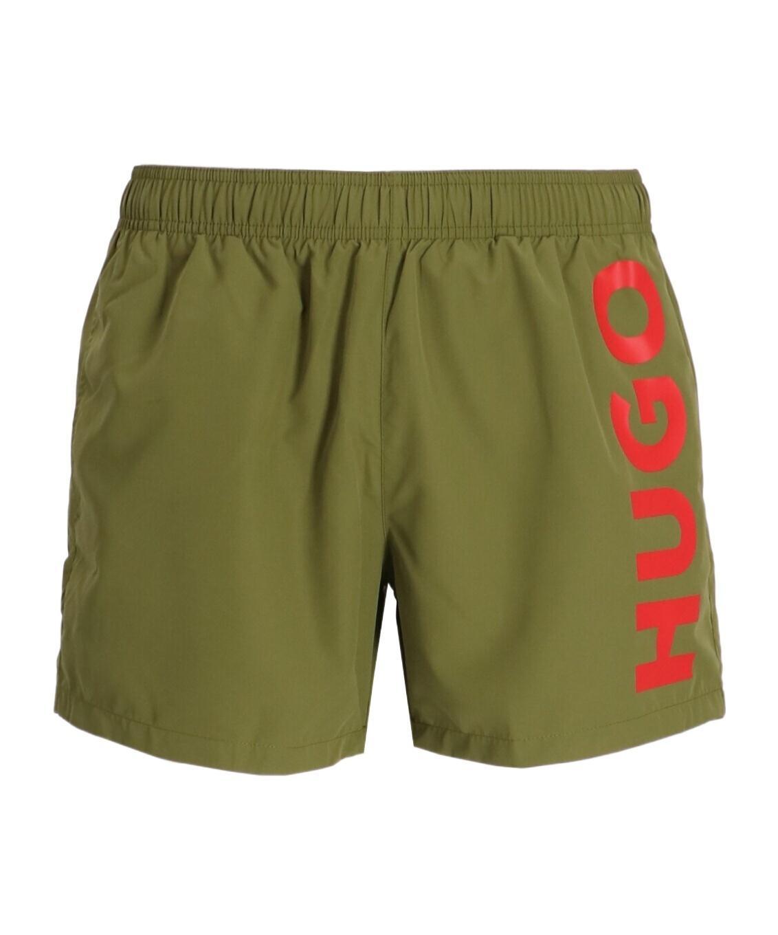 HUGO BOSS Abas Swim Shorts In Green Product Image