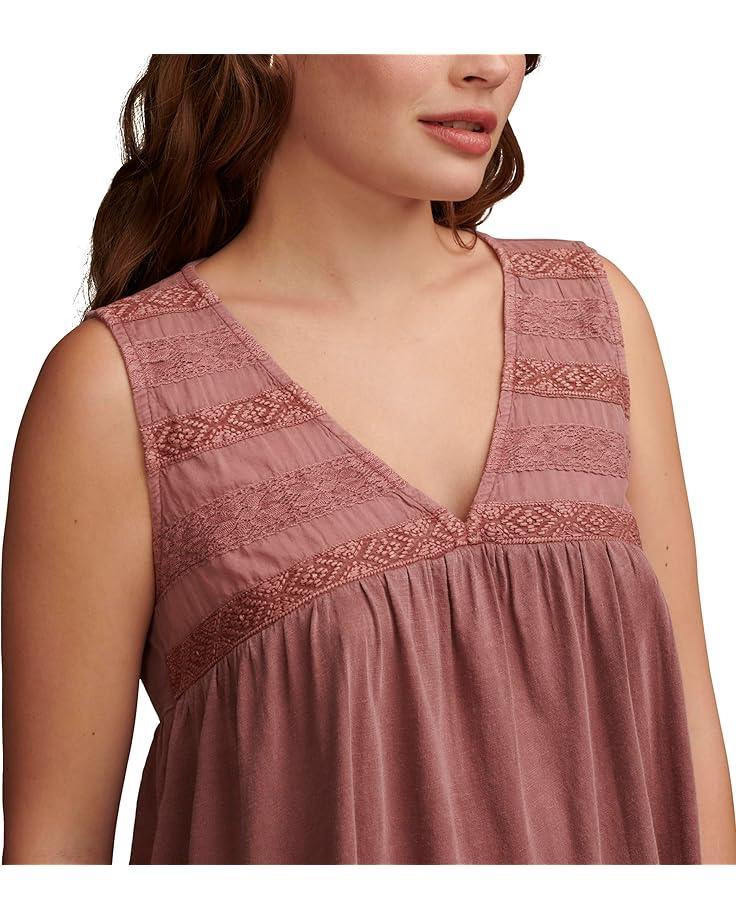Ruched Shoulder Deep V Top Product Image