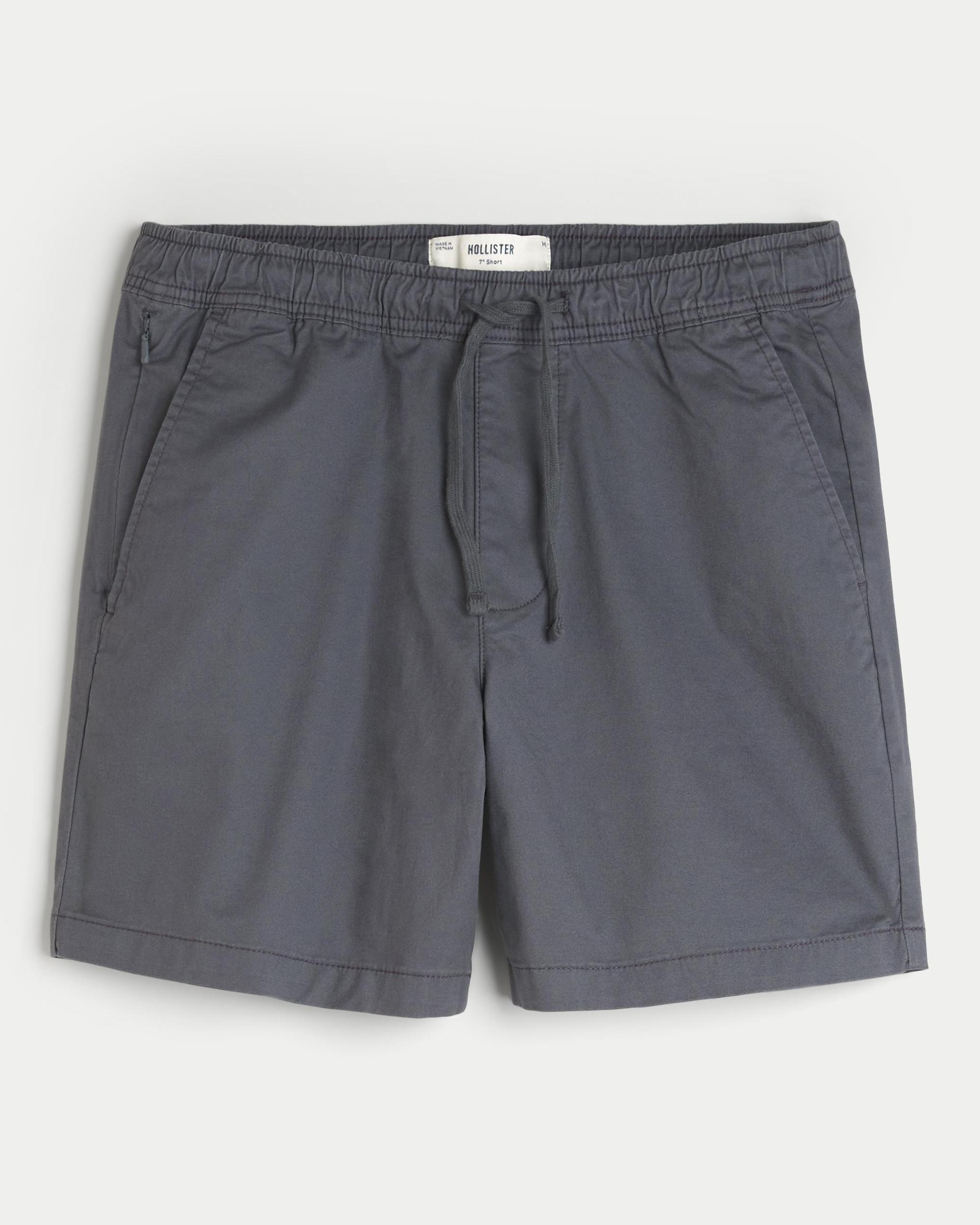 Twill Pull-On Shorts 7" Product Image