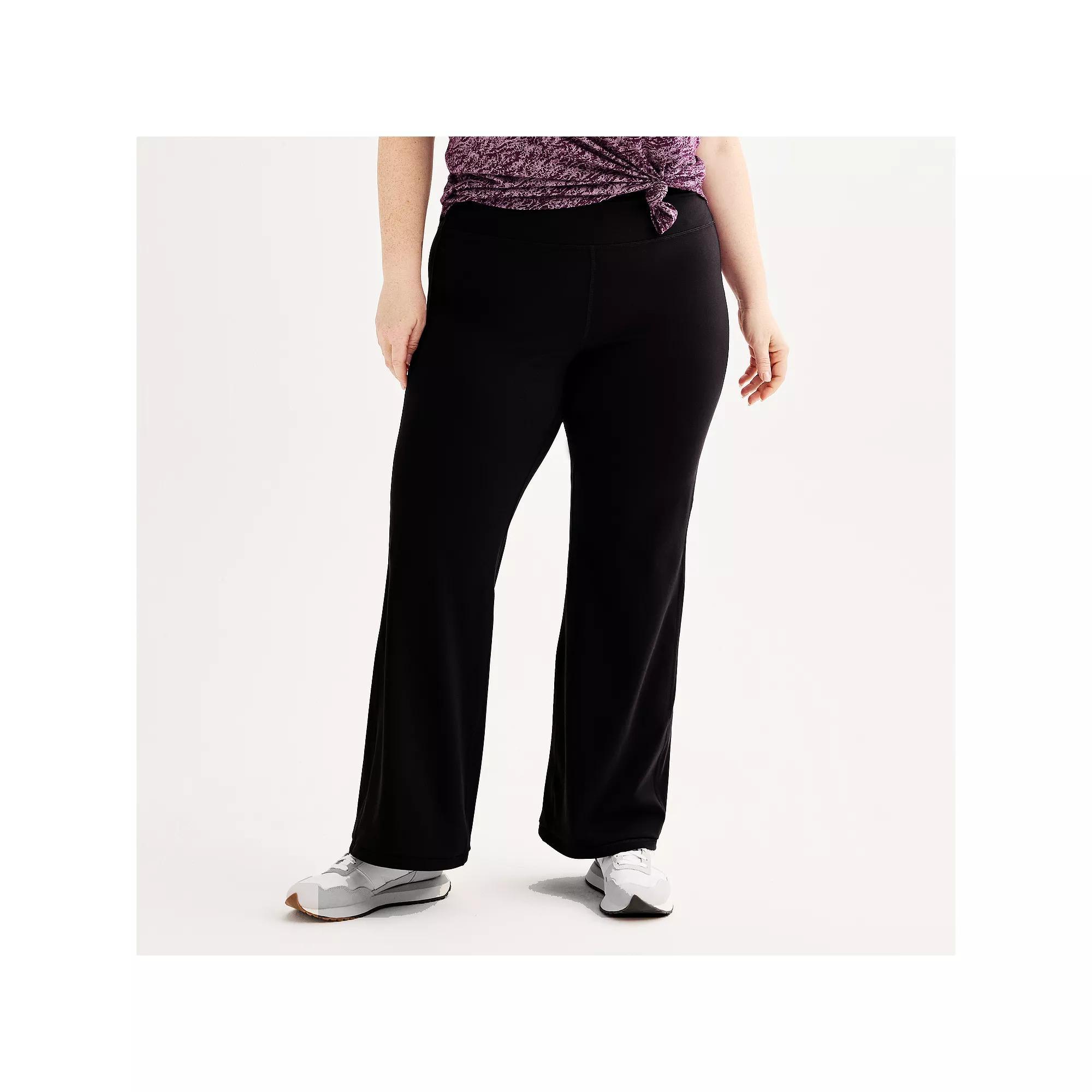 Plus Size Tek Gear Essential Soft Open Hem Pants, Womens Product Image