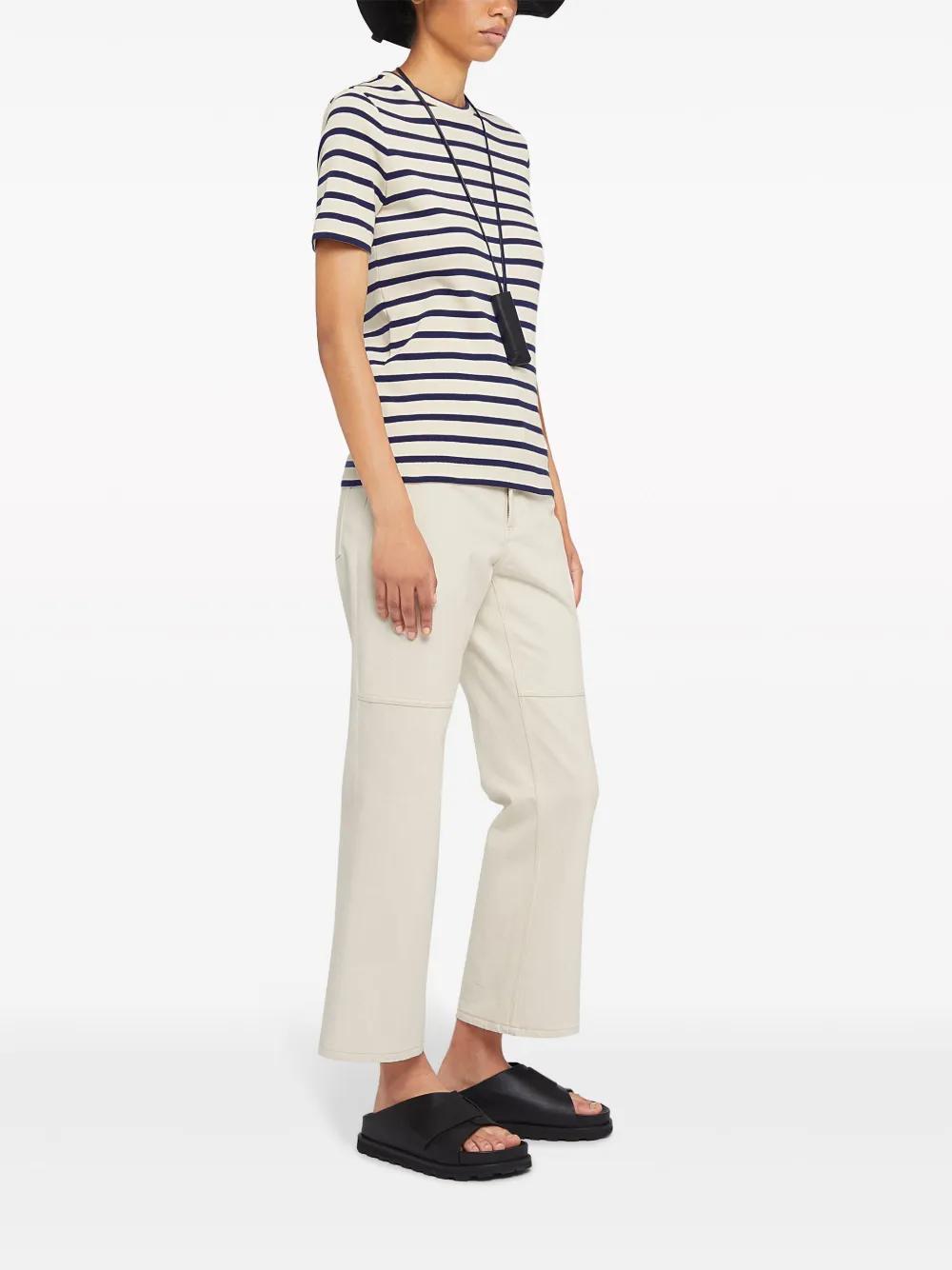 striped cotton T-shirt Product Image