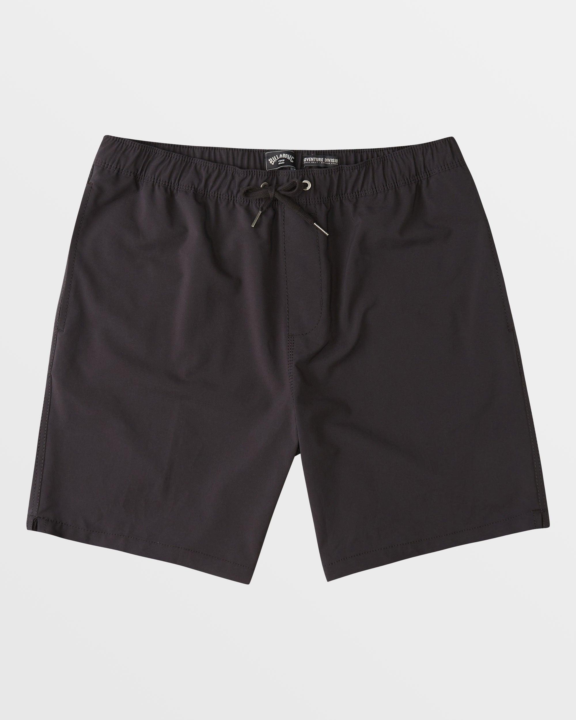 A/Div Surftrek Elastic Waist Shorts 17" - Black Male Product Image