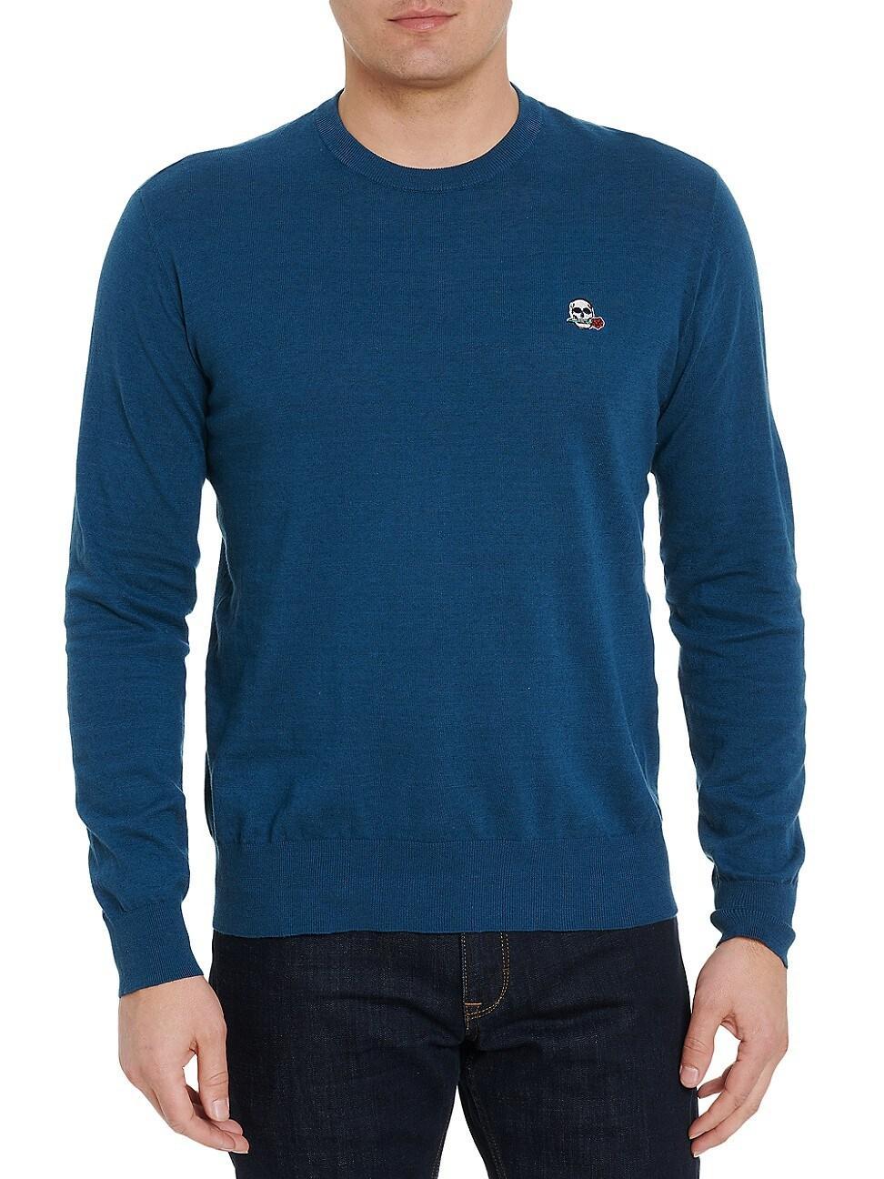 Mens Drifters Cotton-Linen Crewneck Sweater Product Image
