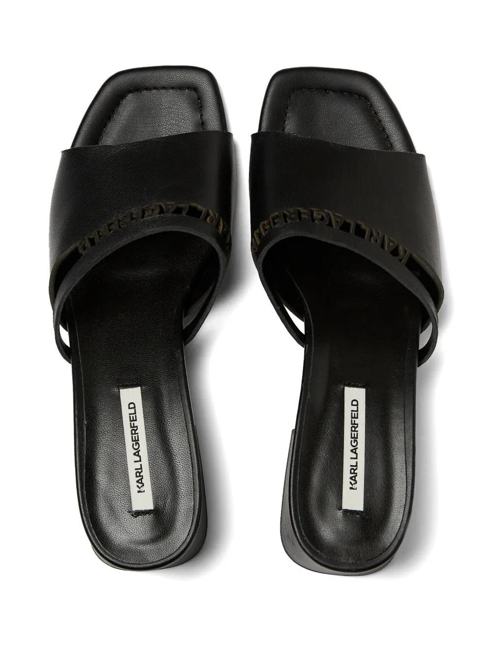 Plaza 55mm leather sandals Product Image