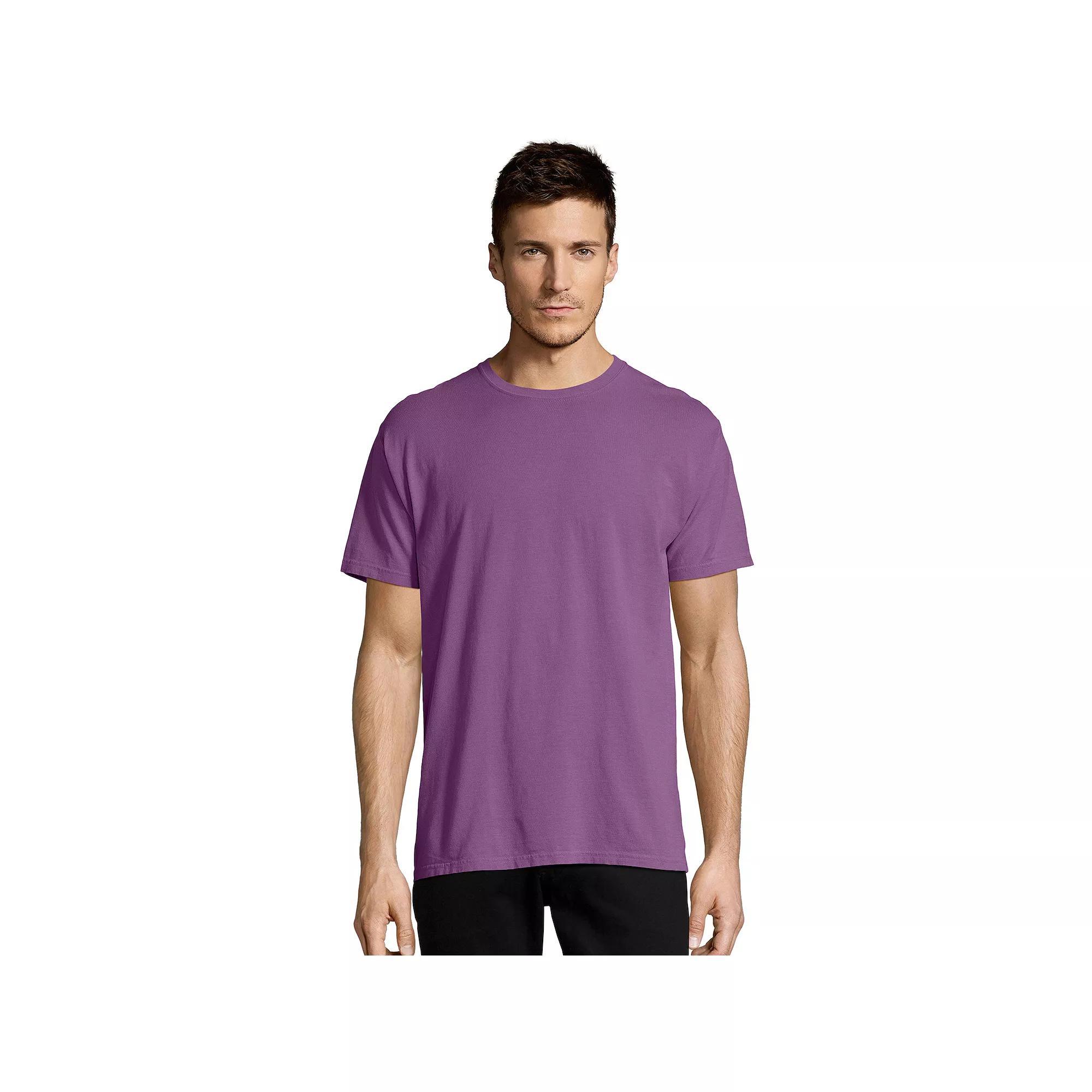 Mens Hanes ComfortWash Garment-Dyed Tee Anchor Grey Product Image