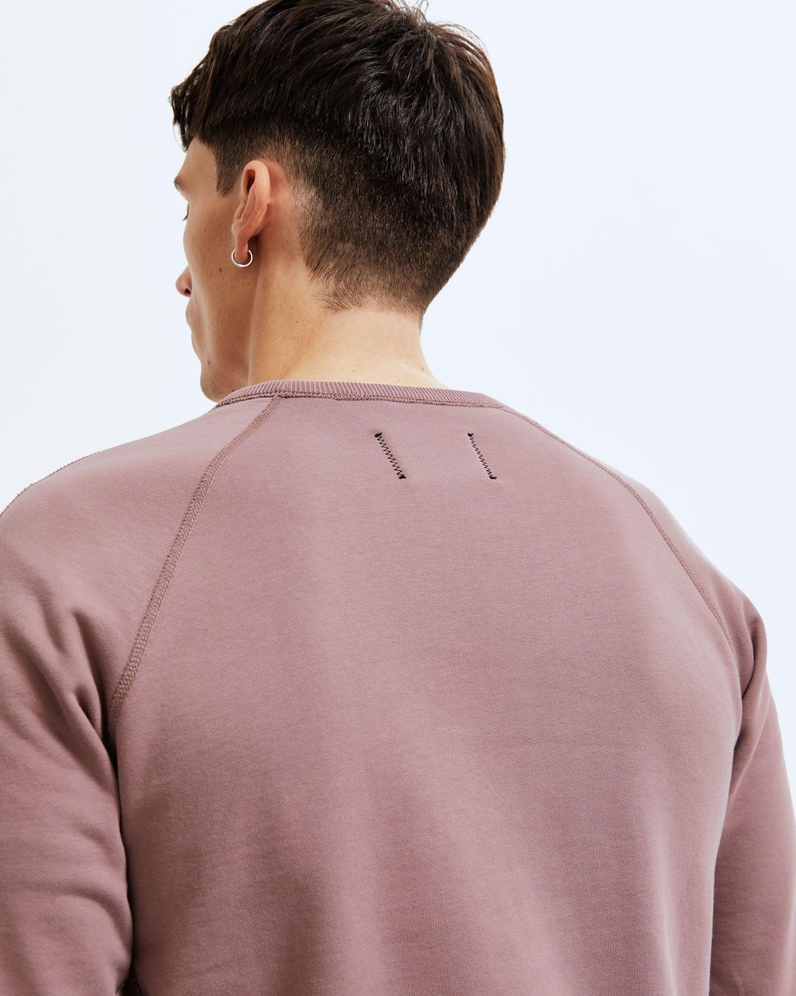 Midweight Terry Slim Crewneck Male Product Image