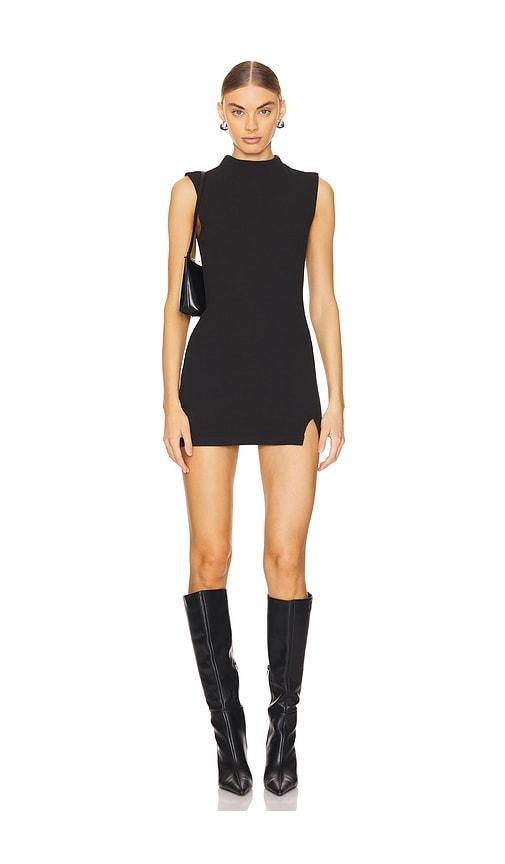 Heather Mock Neck Dress Abrand Product Image