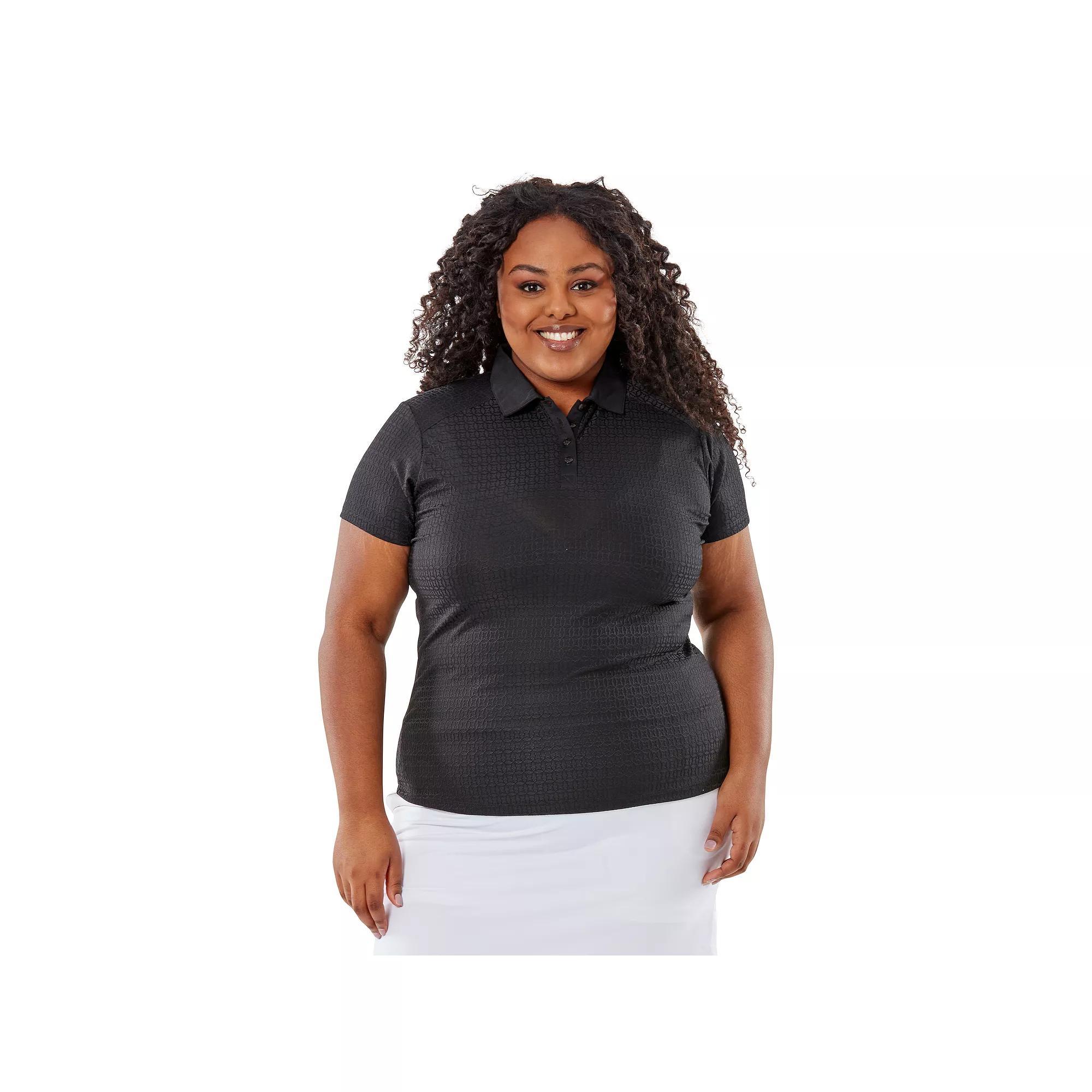 Plus Size Nancy Lopez Journey Polo, Womens Product Image