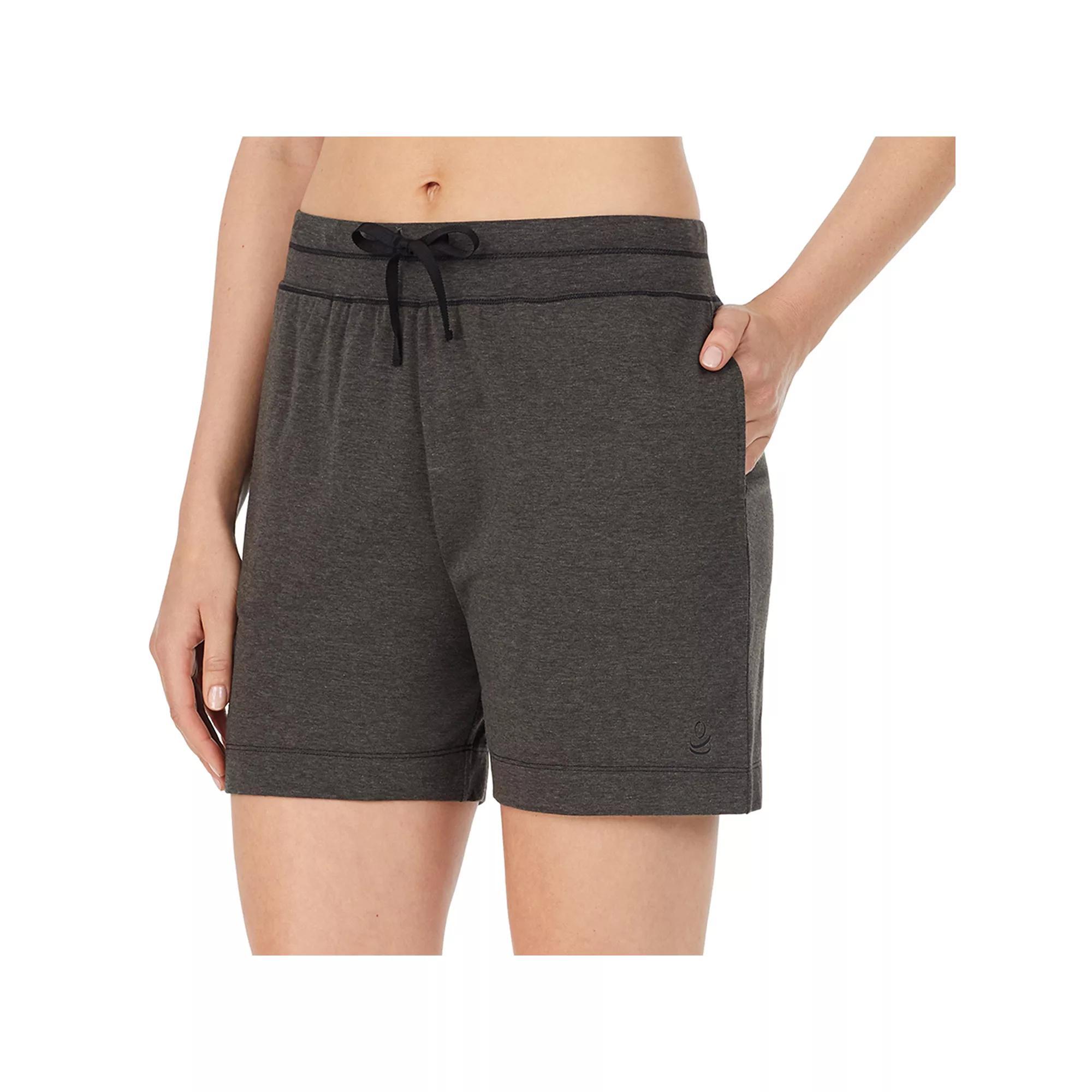 Women's Cuddl Duds® Pajamas: Essentials Pajama Sleep Shorts, Size: XS, Black Product Image