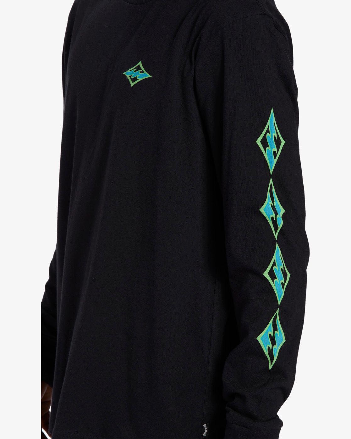 D Bah Long Sleeve T-Shirt - Black Male Product Image