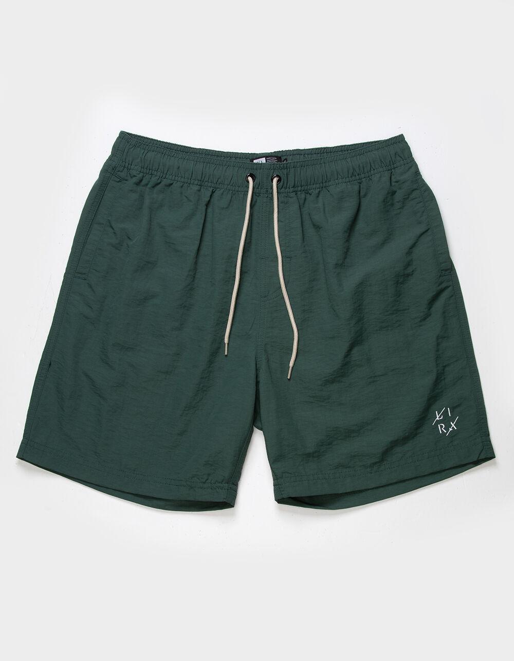 LIRA Court Nylon Mens Shorts - GREEN Product Image