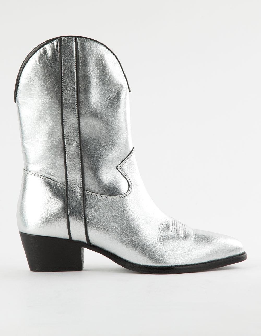 FREE PEOPLE Borderline Womens Western Boots - BURGUNDY Product Image