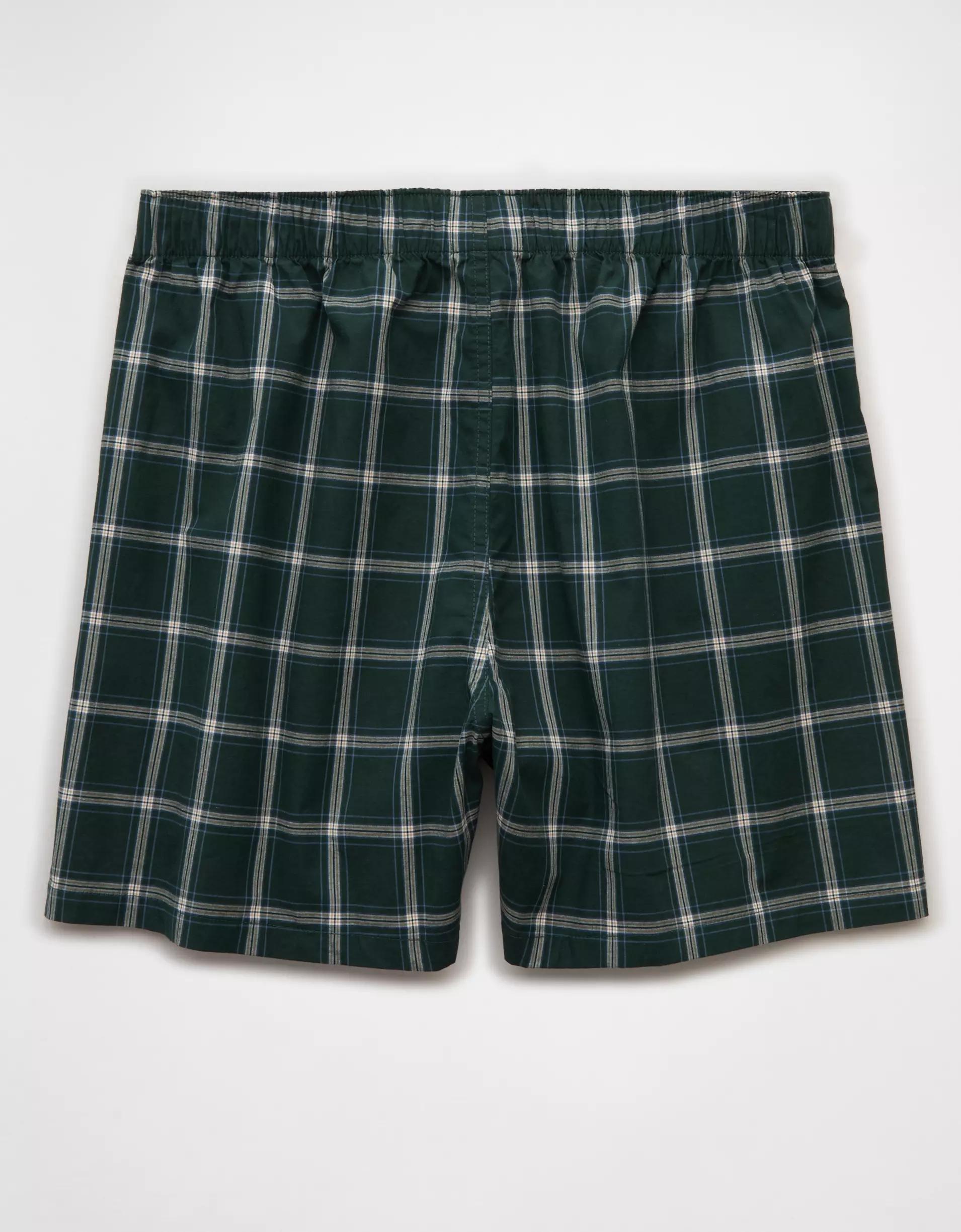 AEO Plaid Stretch Boxer Short Product Image