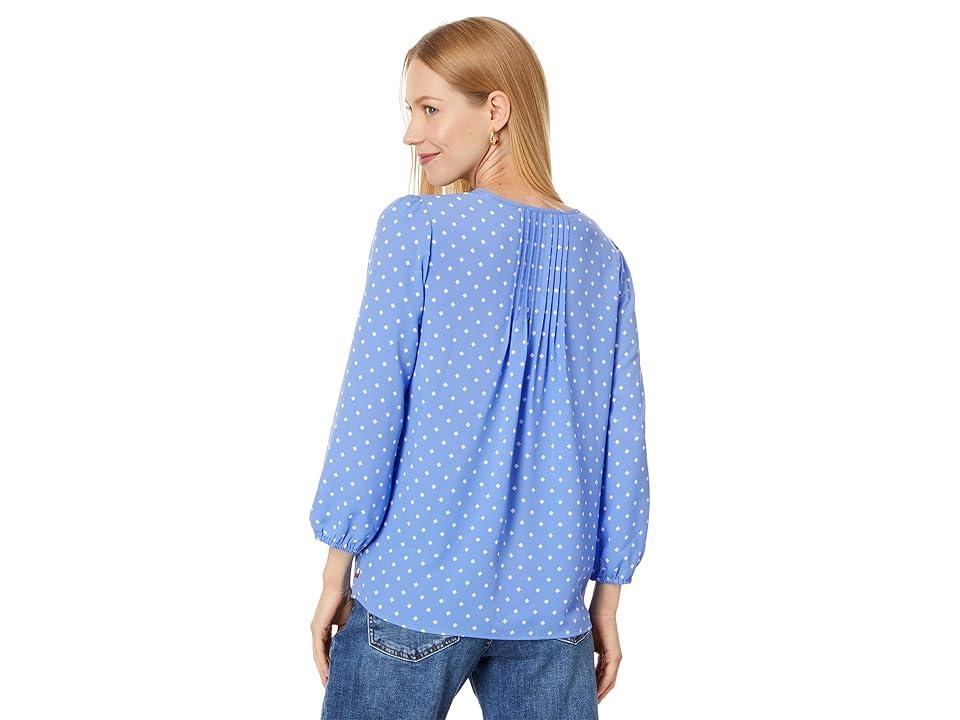Tommy Hilfiger Dot Pintuck Blouse (Chili ) Women's Clothing Product Image