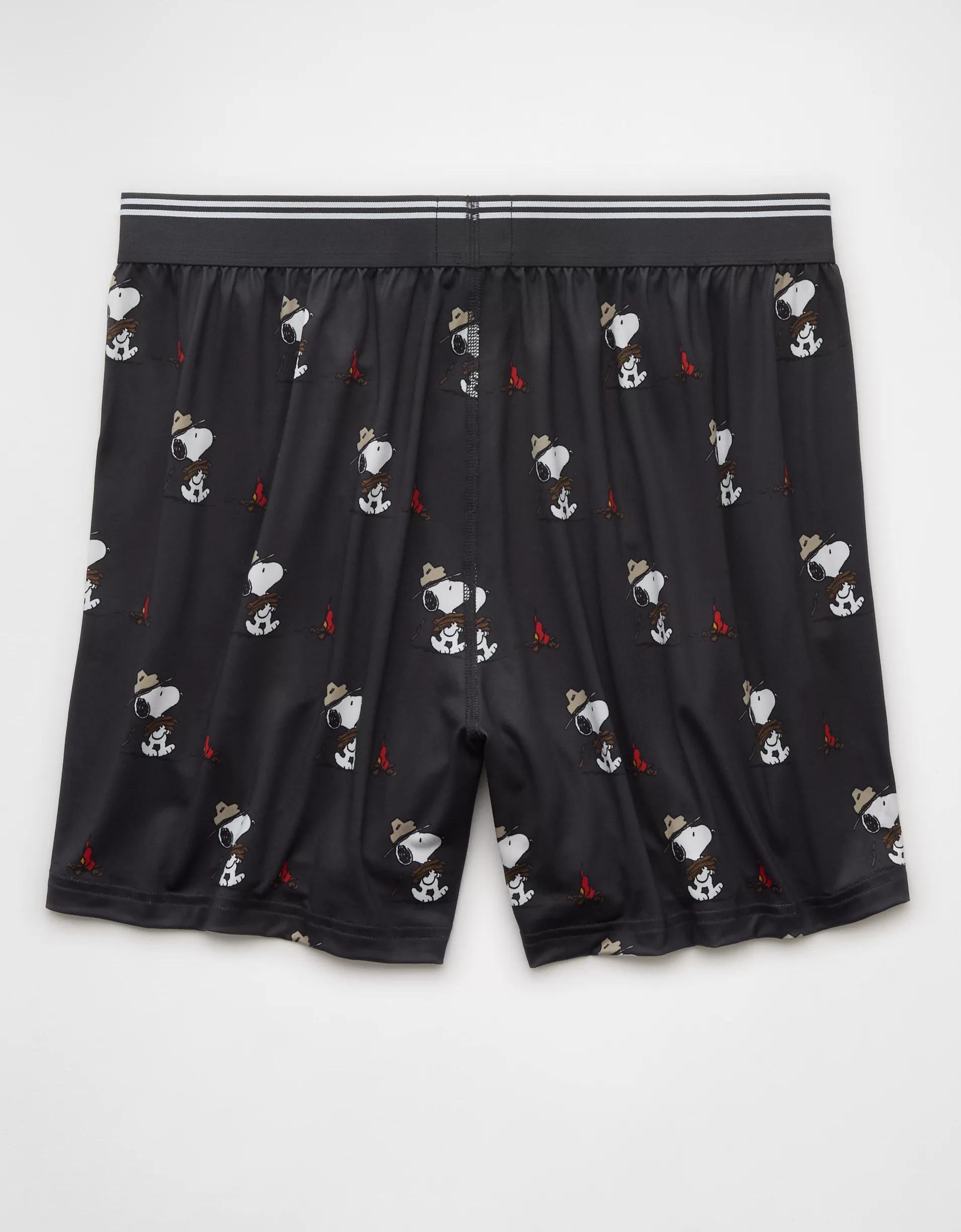 AEO Men's Snoopy Camp Ultra Soft Pocket Boxer Short Product Image